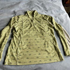 Ariat Heat Series Technical Sun Shirt Ladies Medium Green